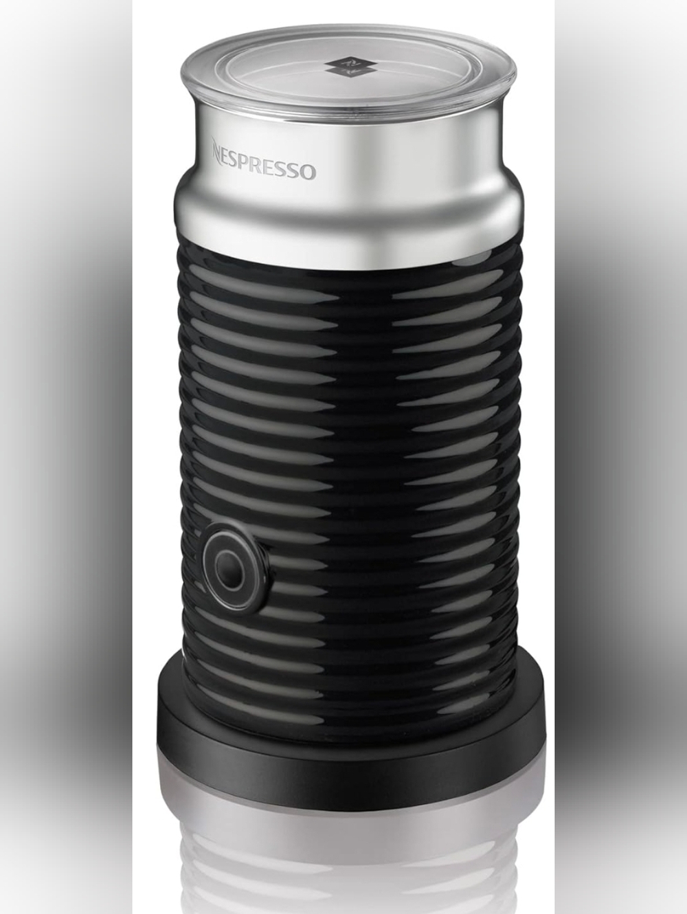 The Nespresso Aeroccino3 milk frother